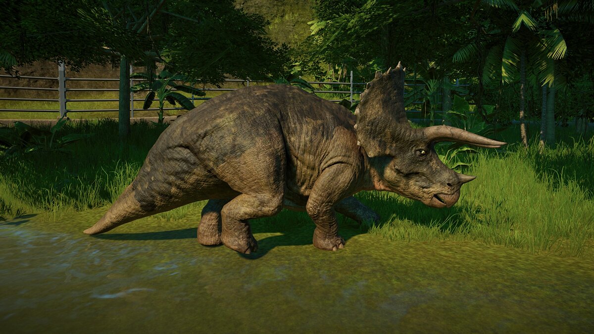 Jurassic World Evolution — Новая раскраска трицератопса