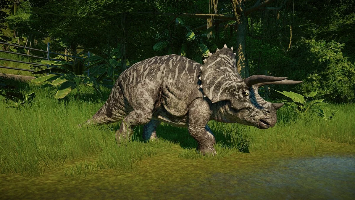 Jurassic World Evolution — Новая раскраска трицератопса