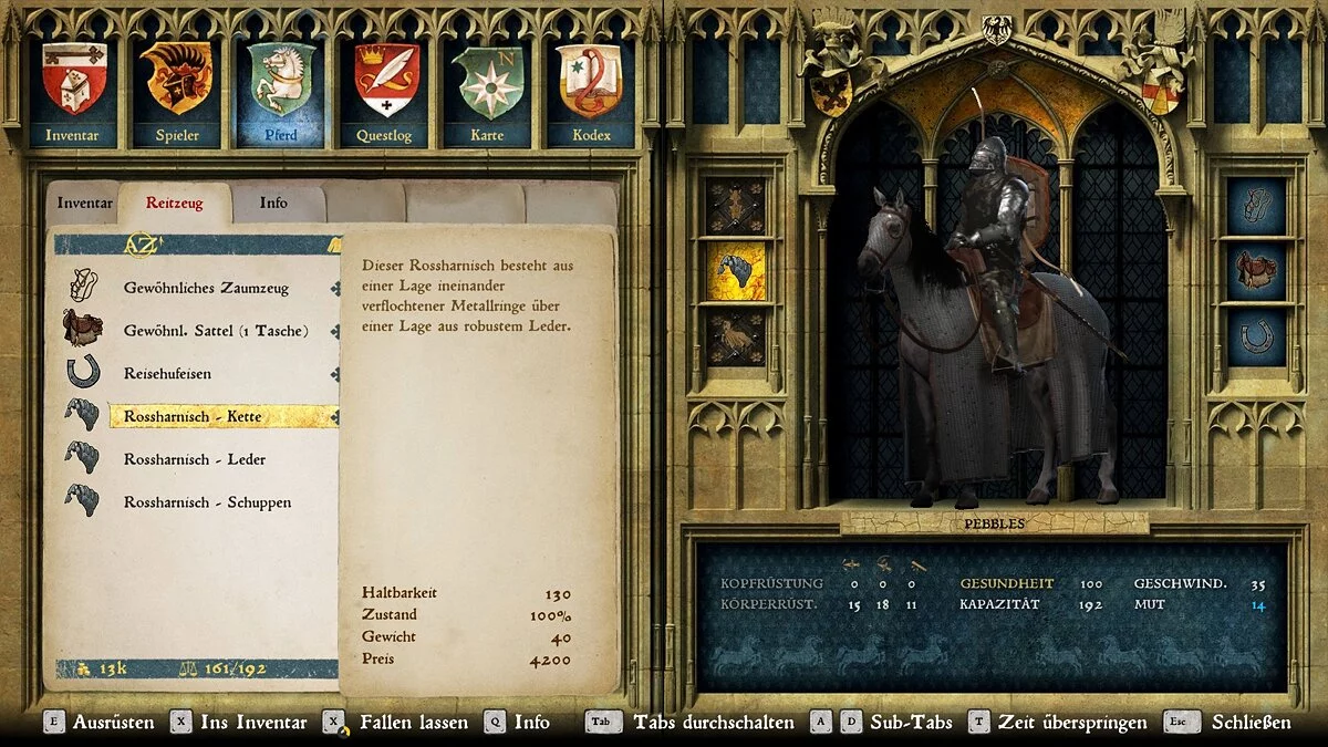 Kingdom Come: Deliverance - Royal Edition — Доспехи для лошади