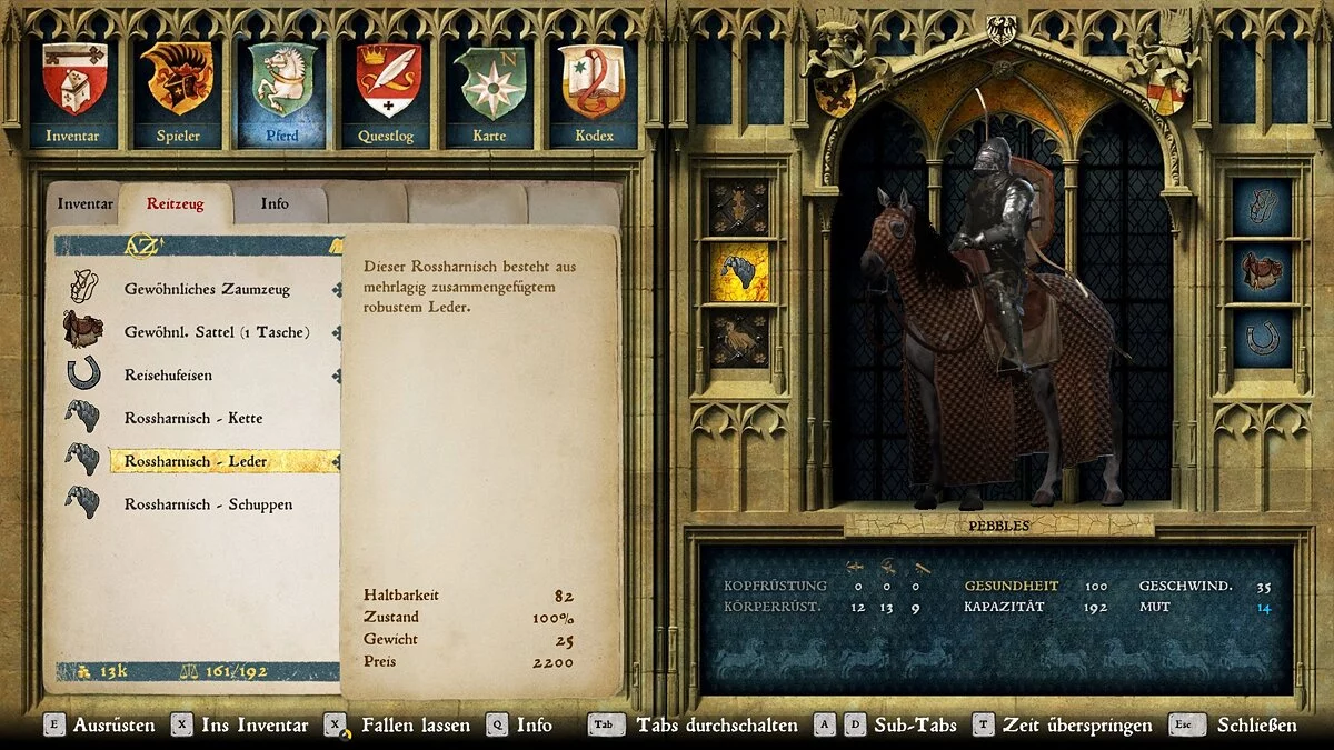 Kingdom Come: Deliverance - Royal Edition — Доспехи для лошади