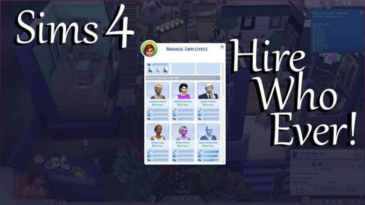 The Sims 4 — Наймите ветеринара