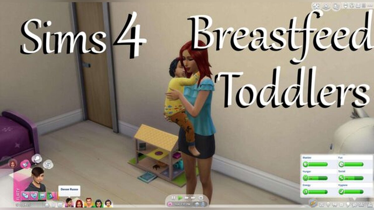 The Sims 4 — Кормление грудью малышей