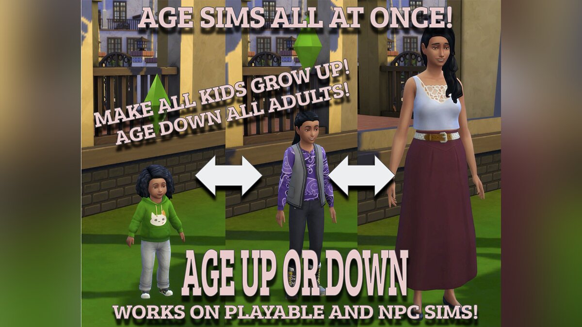 The Sims 4 — Увеличение возраста сима