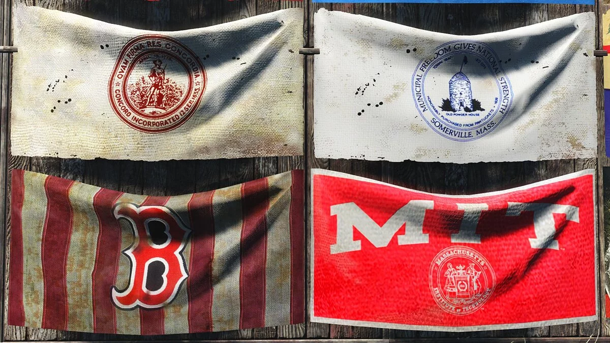 Fallout 4: Game of the Year Edition — Бостонские флаги