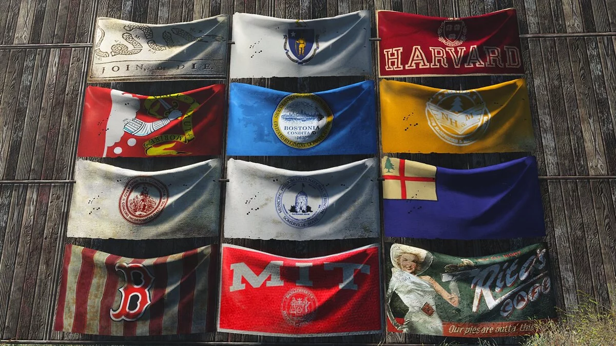 Fallout 4: Game of the Year Edition — Бостонские флаги