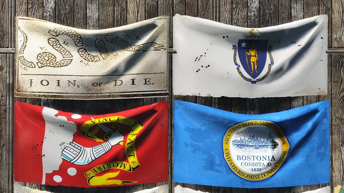 Fallout 4: Game of the Year Edition — Бостонские флаги