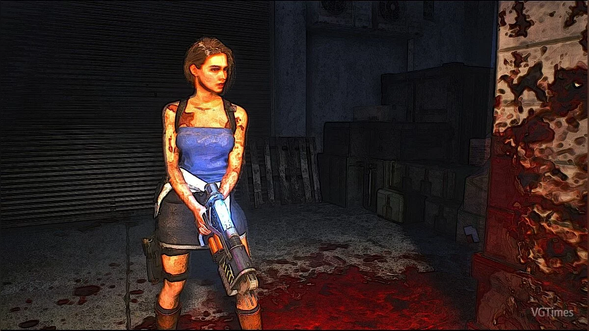 Resident Evil 3 — Эффект Сел-шейдинга