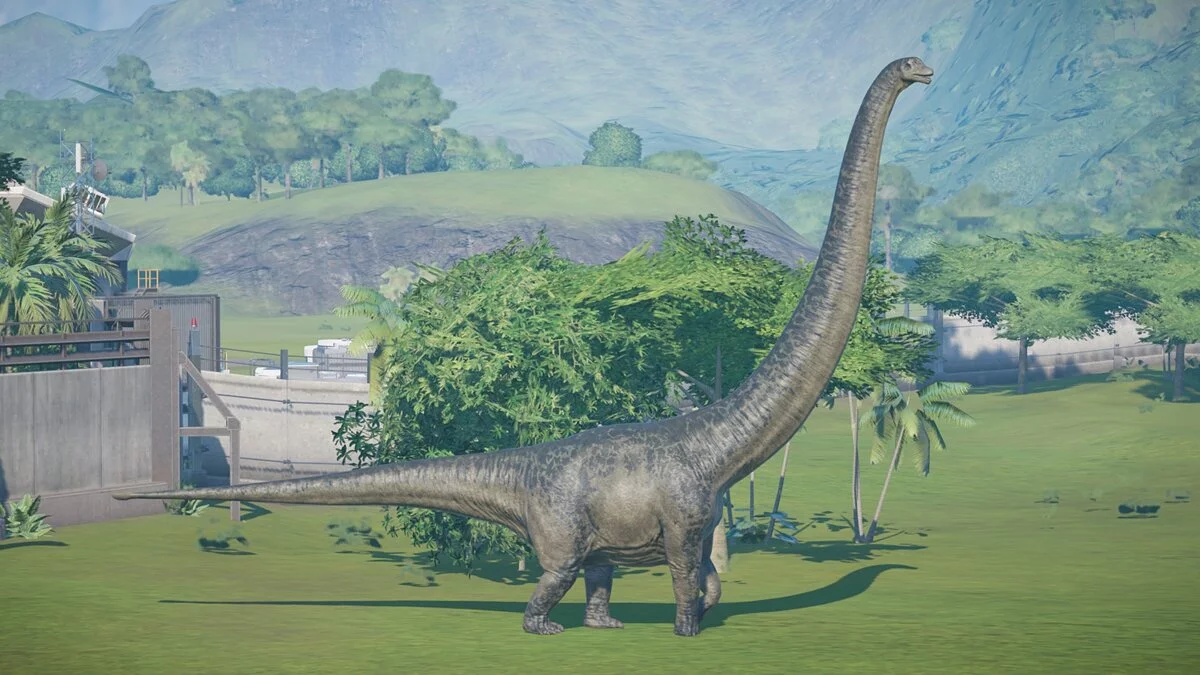 Jurassic World Evolution — Улучшенные мамэньсизавр и омейзавр
