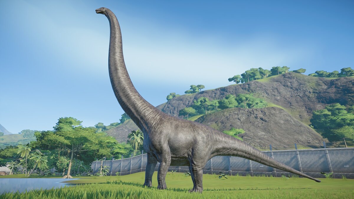 Jurassic World Evolution — Улучшенные мамэньсизавр и омейзавр