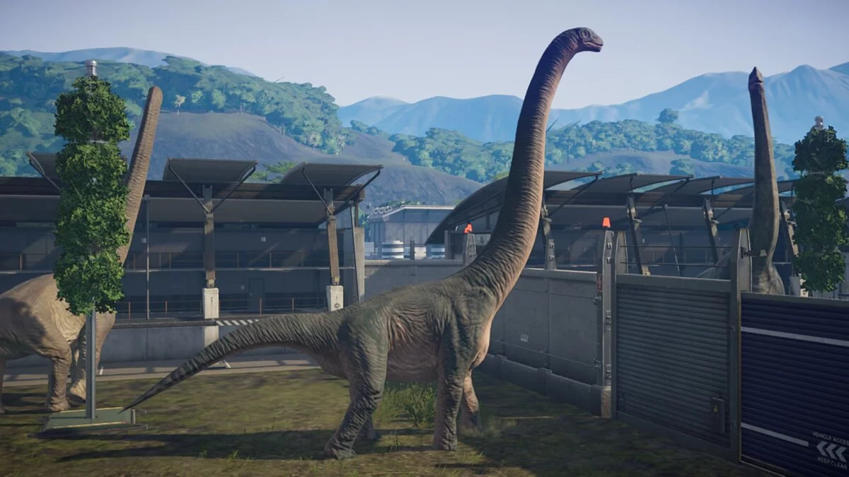 Jurassic World Evolution — Улучшенные мамэньсизавр и омейзавр