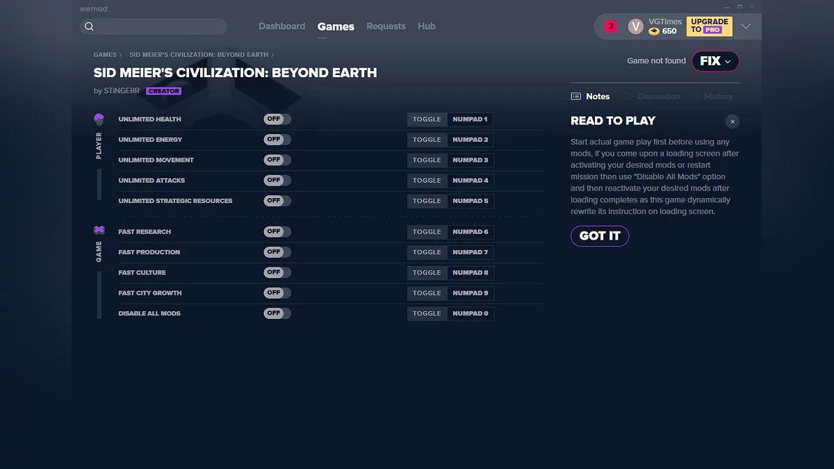 Sid Meier&#039;s Civilization: Beyond Earth — Трейнер (+10) от 24.04.2020 [WeMod]