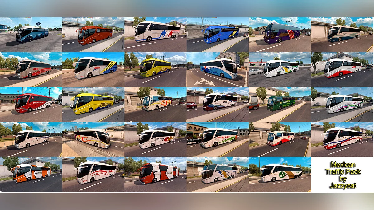 American Truck Simulator — Пак мексиканского трафика v2.0.1