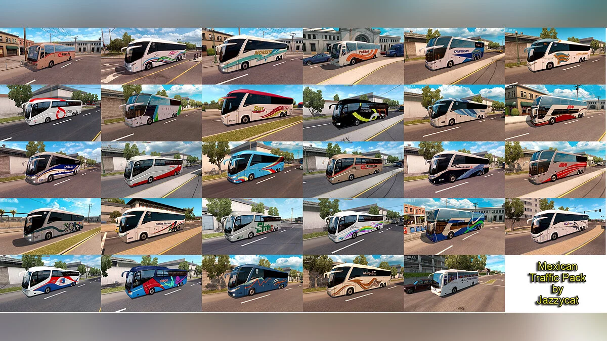 American Truck Simulator — Пак мексиканского трафика v2.0.1