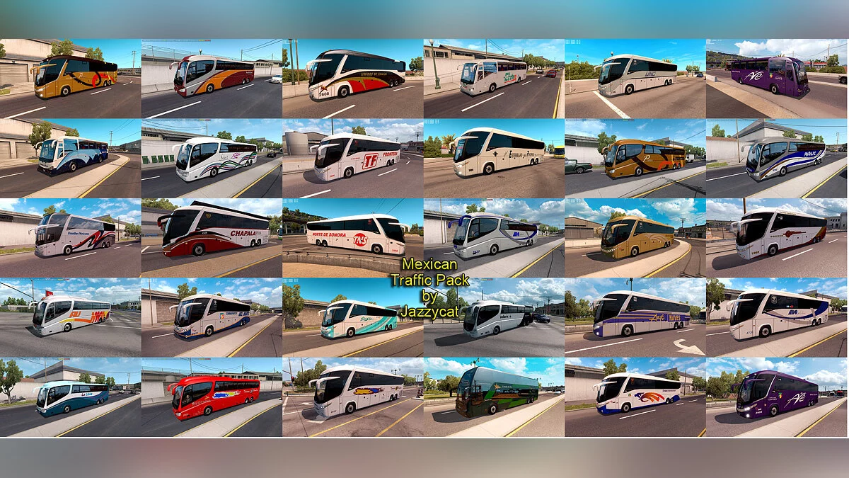 American Truck Simulator — Пак мексиканского трафика v2.0.1