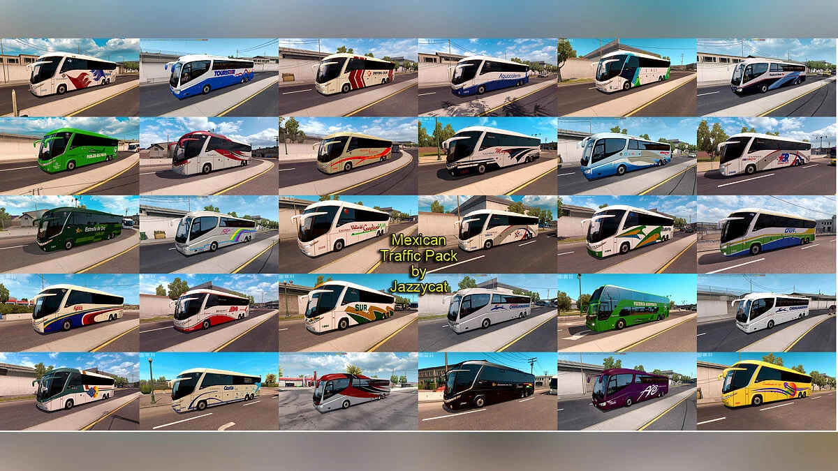 American Truck Simulator — Пак мексиканского трафика v2.0.1
