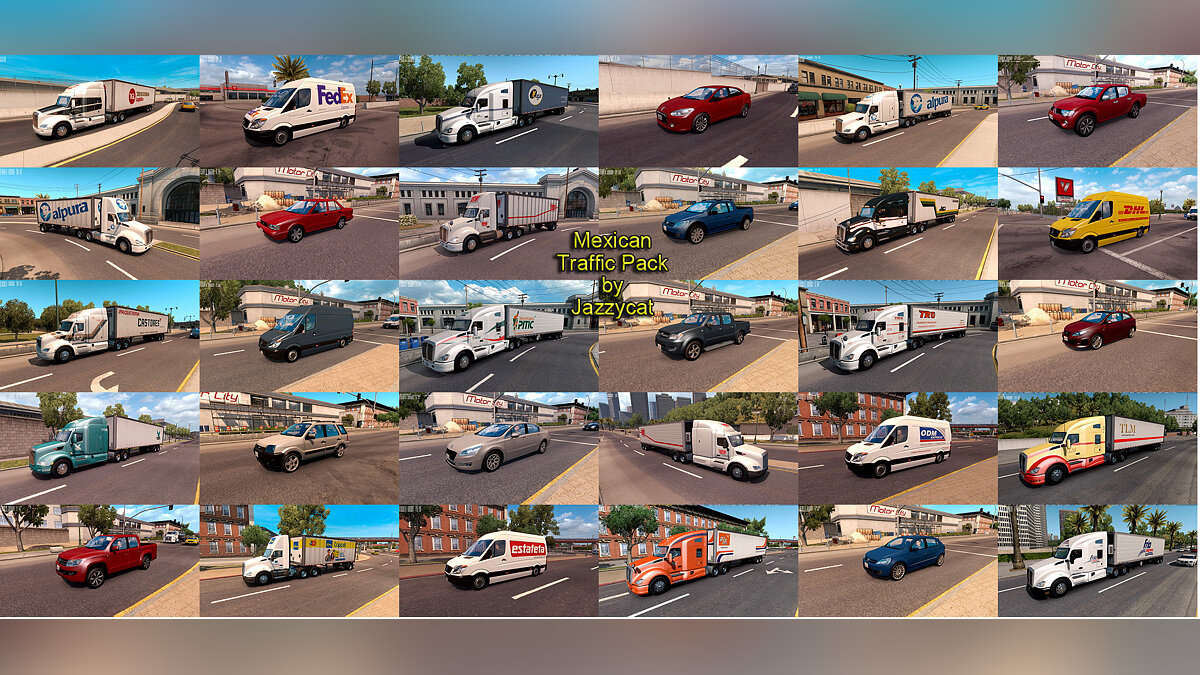 American Truck Simulator — Пак мексиканского трафика v2.0.1
