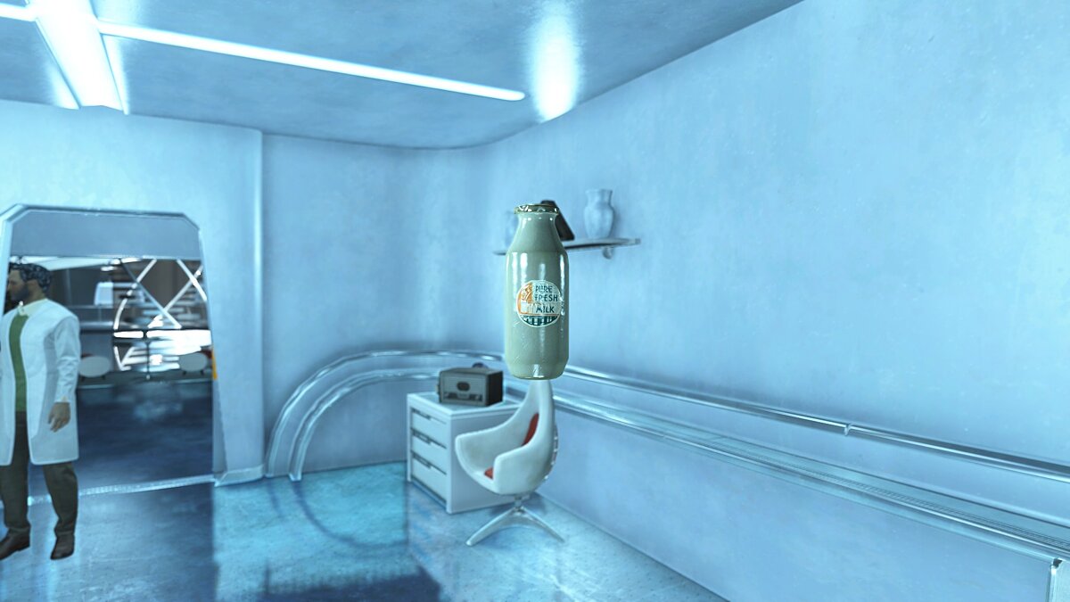 Fallout 4: Game of the Year Edition — Новый логотип на молочных бутылках