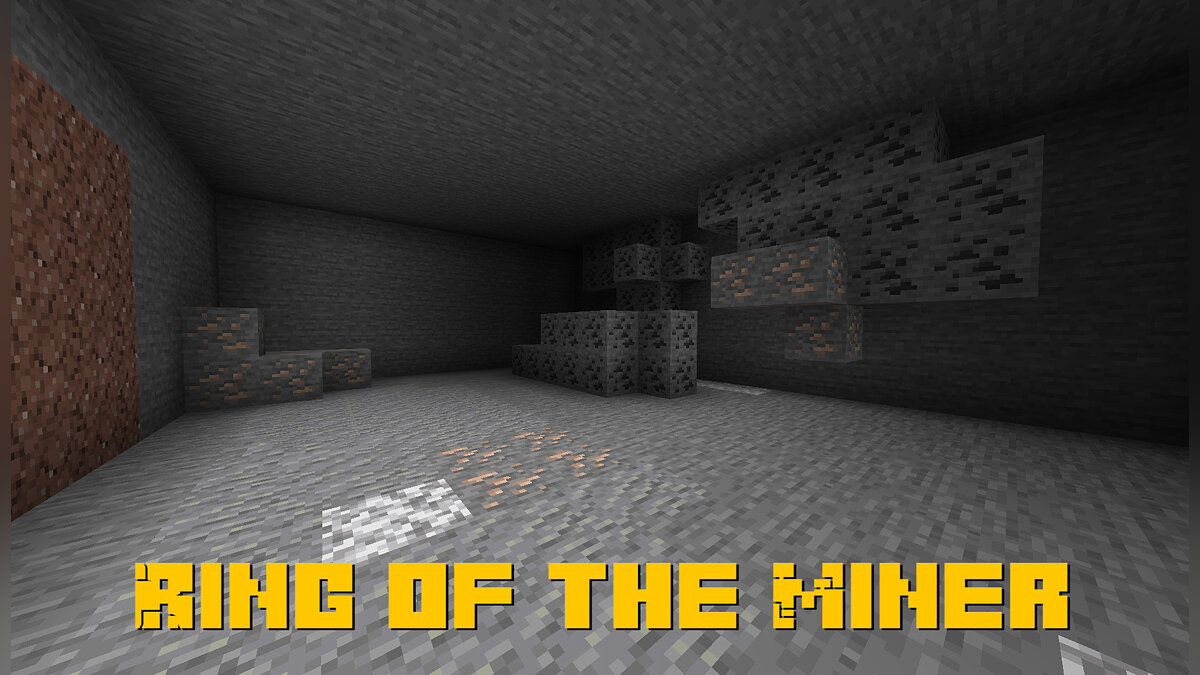 Minecraft — Ring of the Miner — кольцо шахтера [FORGE] [1.15.2]
