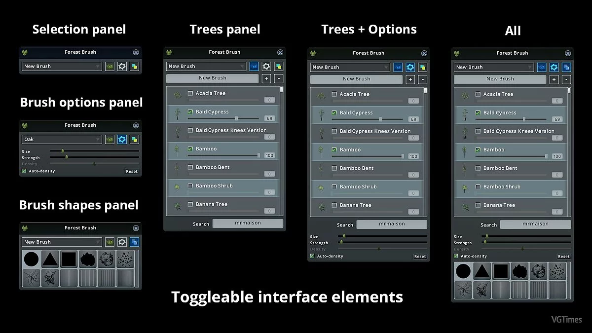 Cities: Skylines — Forest Brush 1.3 — реалистичные и разнообразные леса