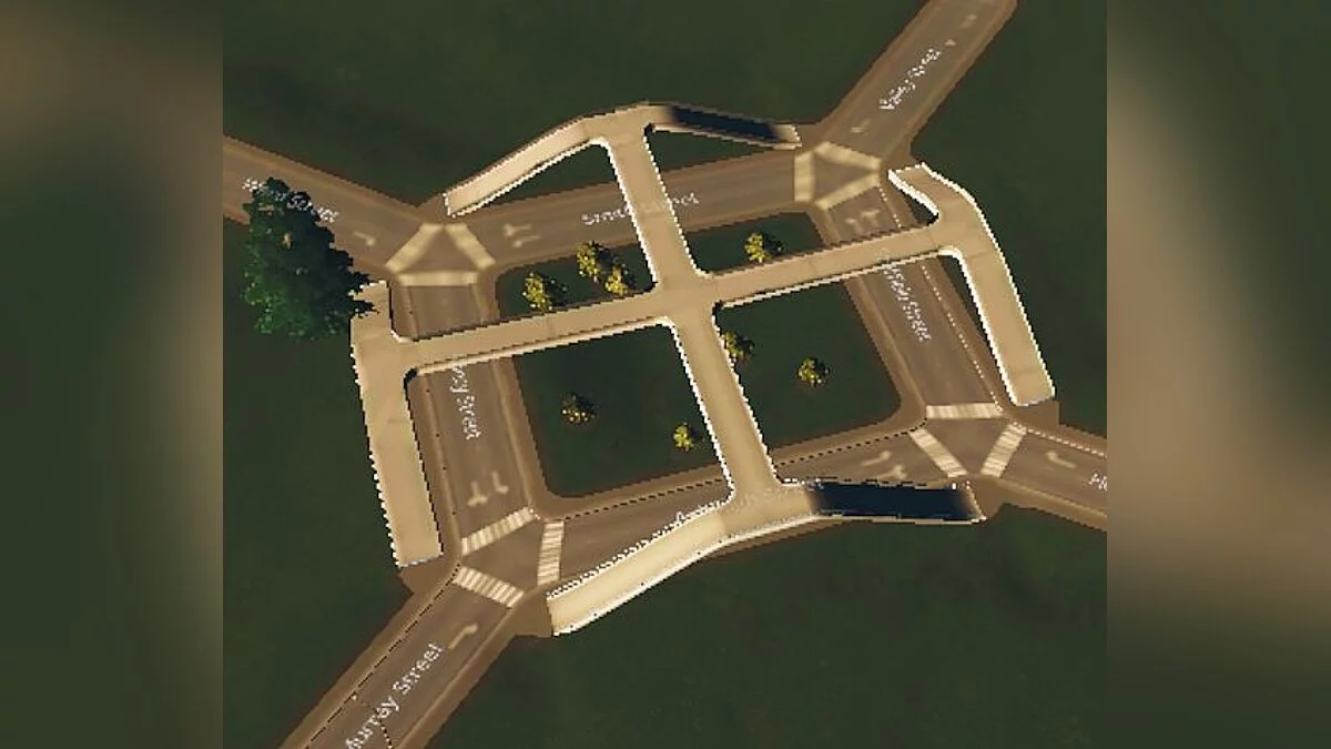 Cities: Skylines — Automatic Pedestrian Bridge Builder V2.0 — автоматическая строительство мостов