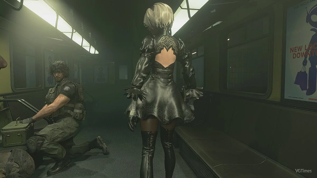Resident Evil 3 — 2B с юбкой