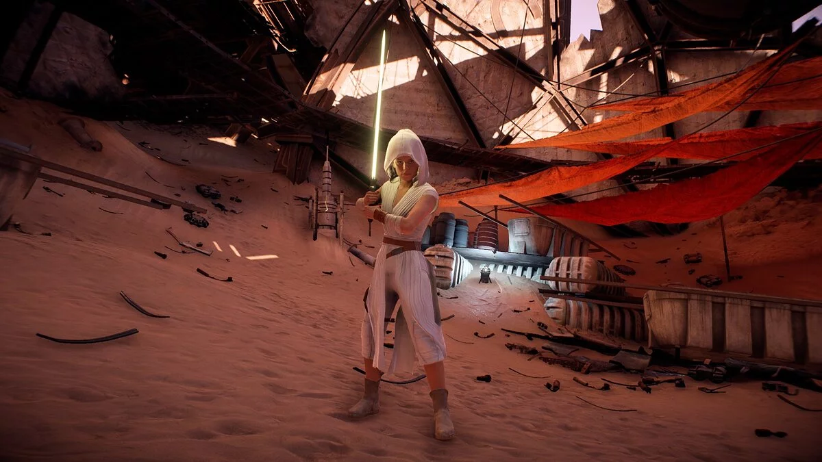 Star Wars: Battlefront 2 — Рэй в капюшоне