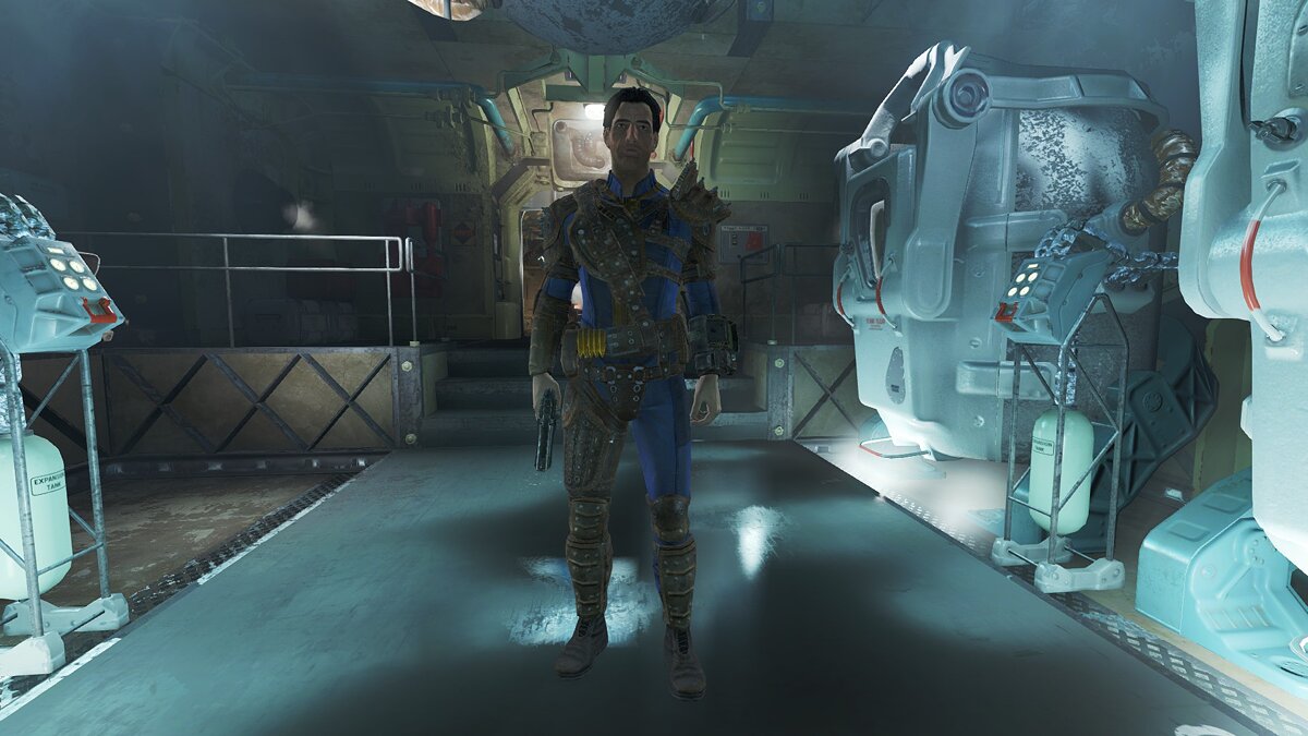 Fallout 4 fixed and optimized transparent institute cleanroom suit фото 53