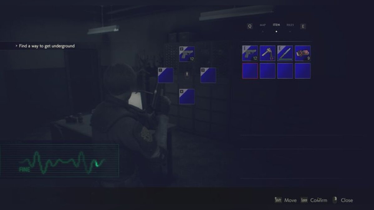 Resident Evil 2 — Классический интерфейс