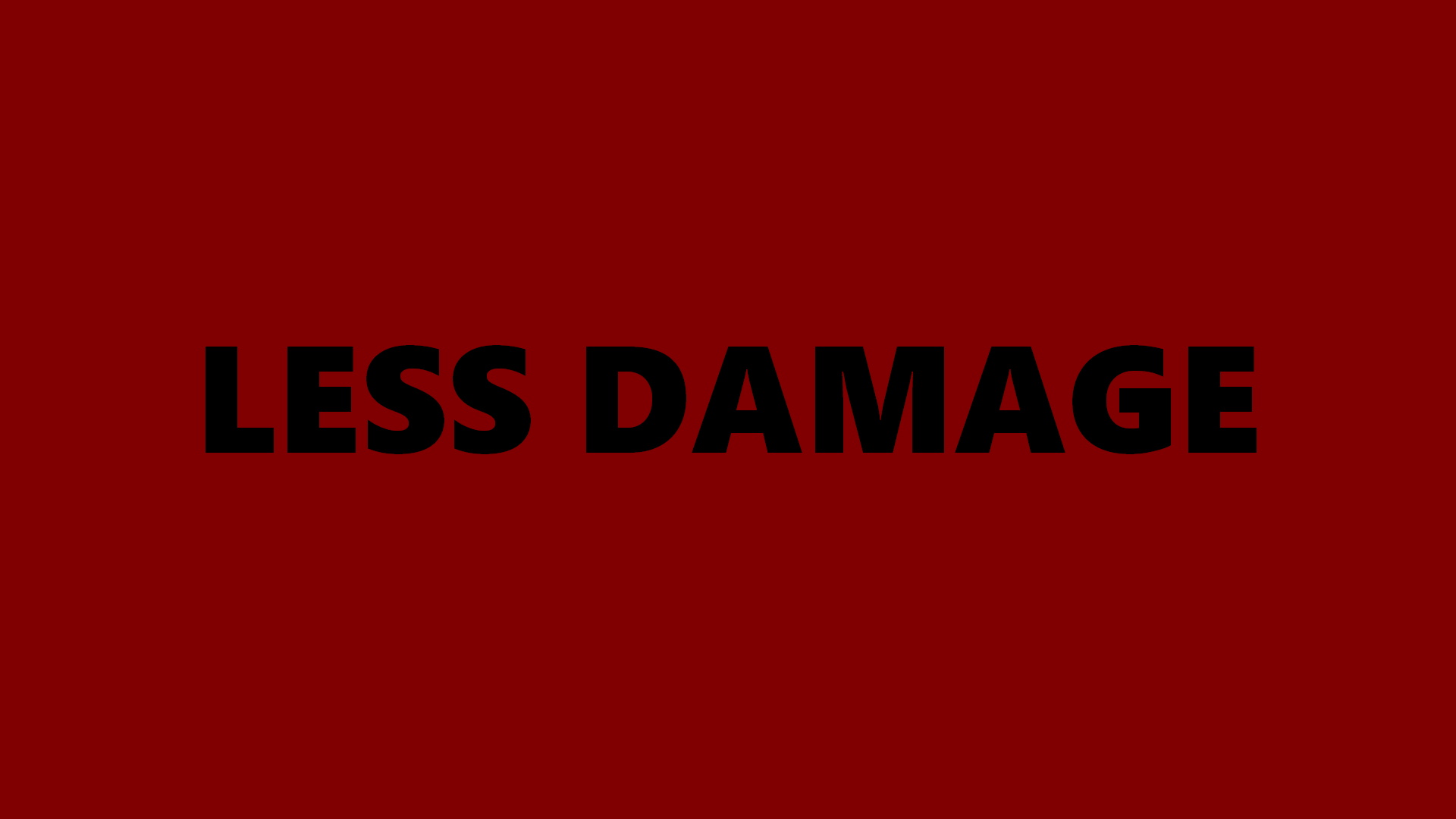 Take damage less than 13 times