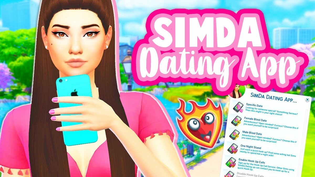 Приложение с модами. Dating SIM. SIMS 4 dating app. Мод Simda dating app для симс 4 моды. Free download dating SIMS.