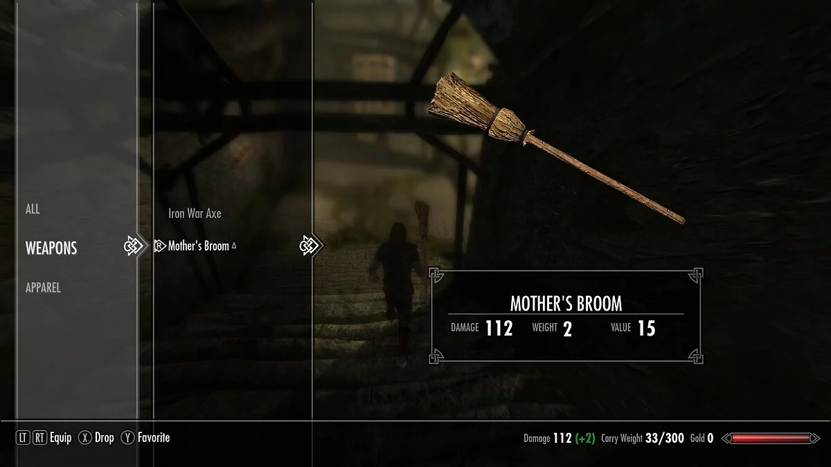 The Elder Scrolls 5: Skyrim Legendary Edition — Смертельная метла