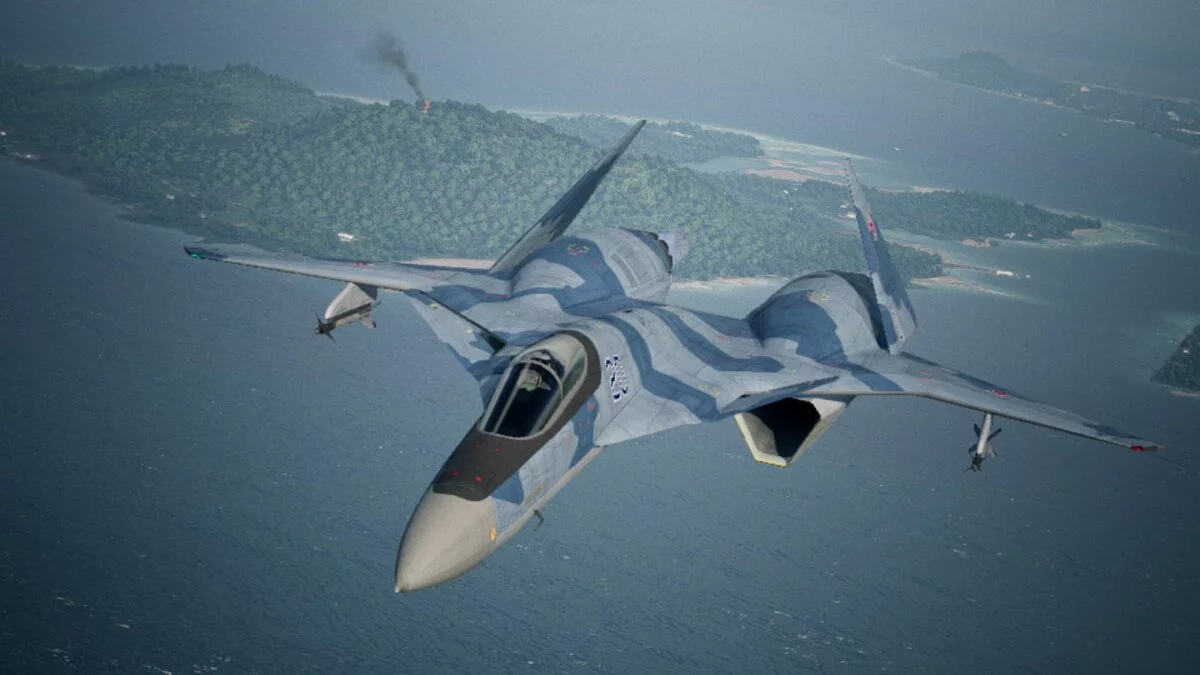 Ace Combat 7: Skies Unknown — Синий камуфляж для ADFX-01