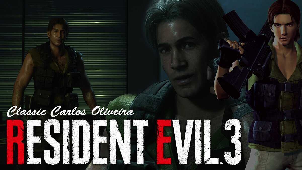 Resident Evil 3 — Классический костюм Карлоса Оливера 1999 года