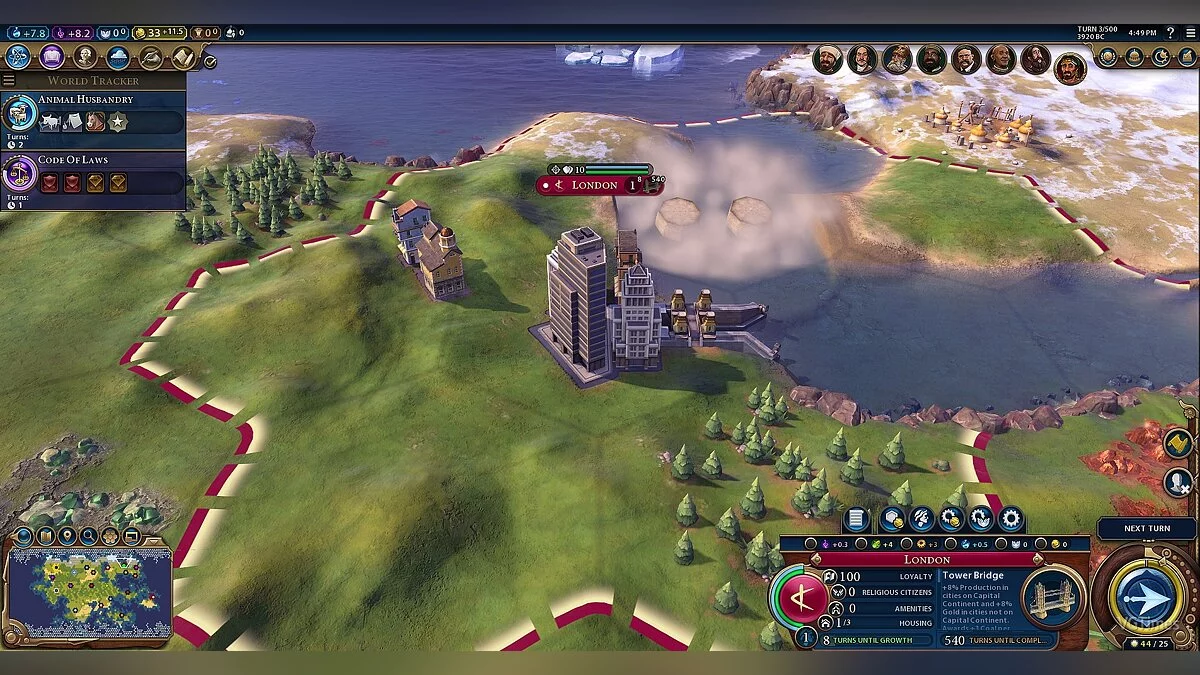 Sid Meier&#039;s Civilization 6 — Тауэрский мост (World Wonder)