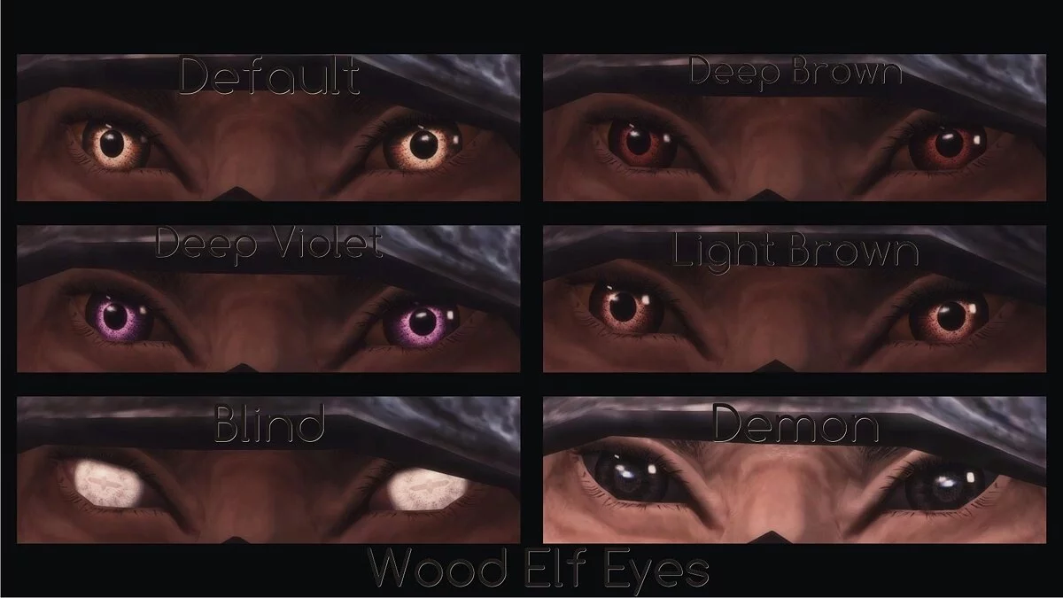 The Elder Scrolls 5: Skyrim Legendary Edition — Улучшенные глаза