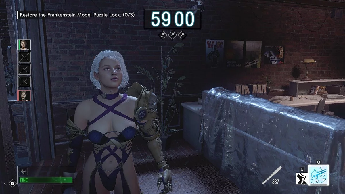 Resident Evil: Resistance — Джилл в костюме из Soul Calibur 6