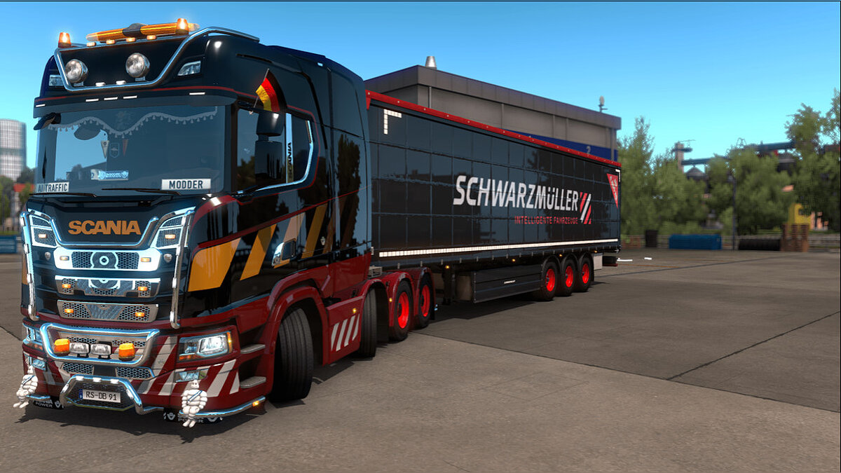Euro Truck Simulator 2 — Мод на тюнинг от D.B Creation ETS2 1.37.x + Multiplayer