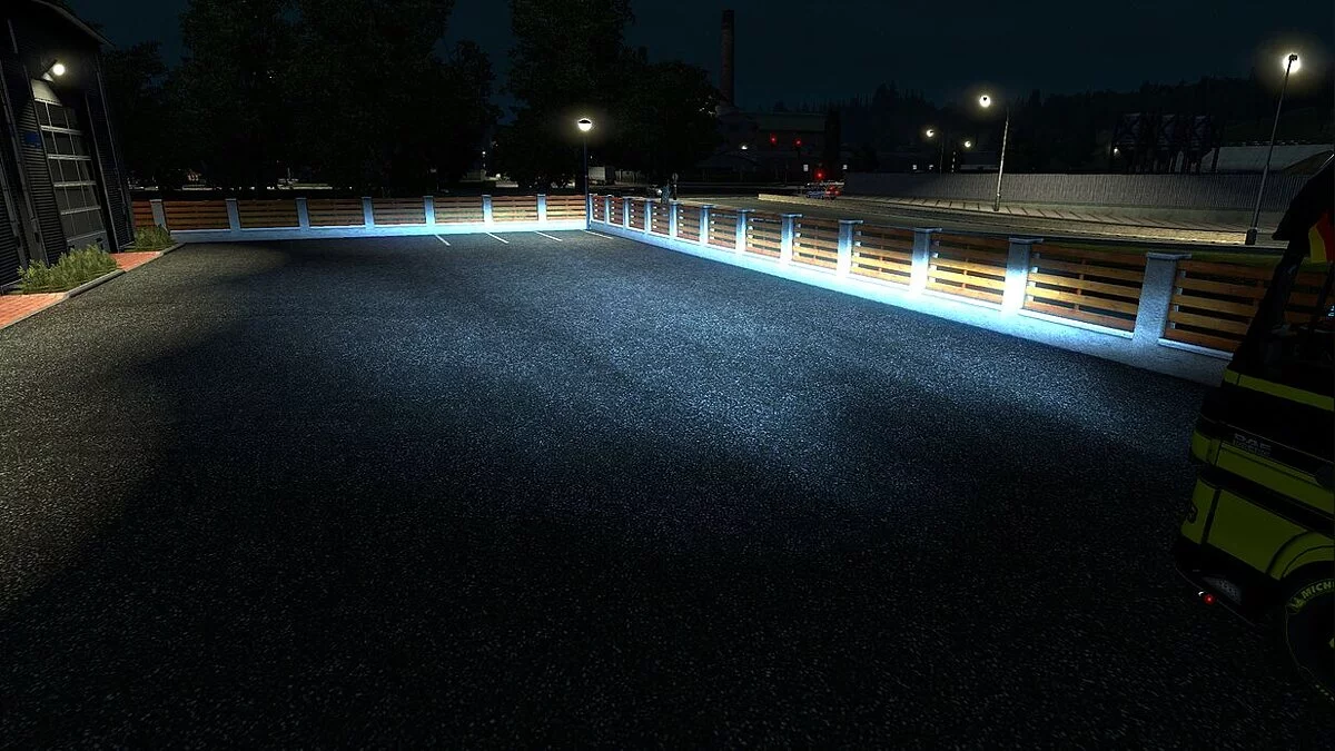 Euro Truck Simulator 2 — Realistic Xenon Mod. Ксеноновый свет фар для грузовиков ETS2 1.37.х