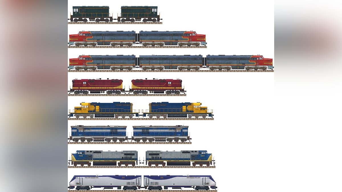 Transport Fever 2 — Twin Locomotive Units - Двухсекционные локомотивы