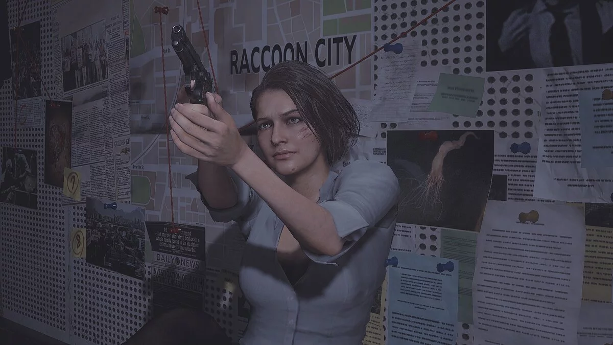 Resident Evil 3 — Джилл в костюме учителя