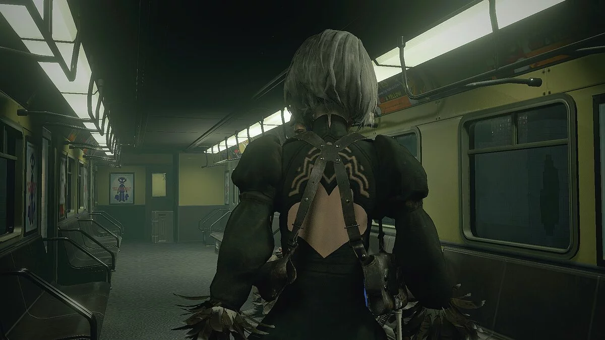 Resident Evil 3 — 2B и 2P с юбкой и экипировкой