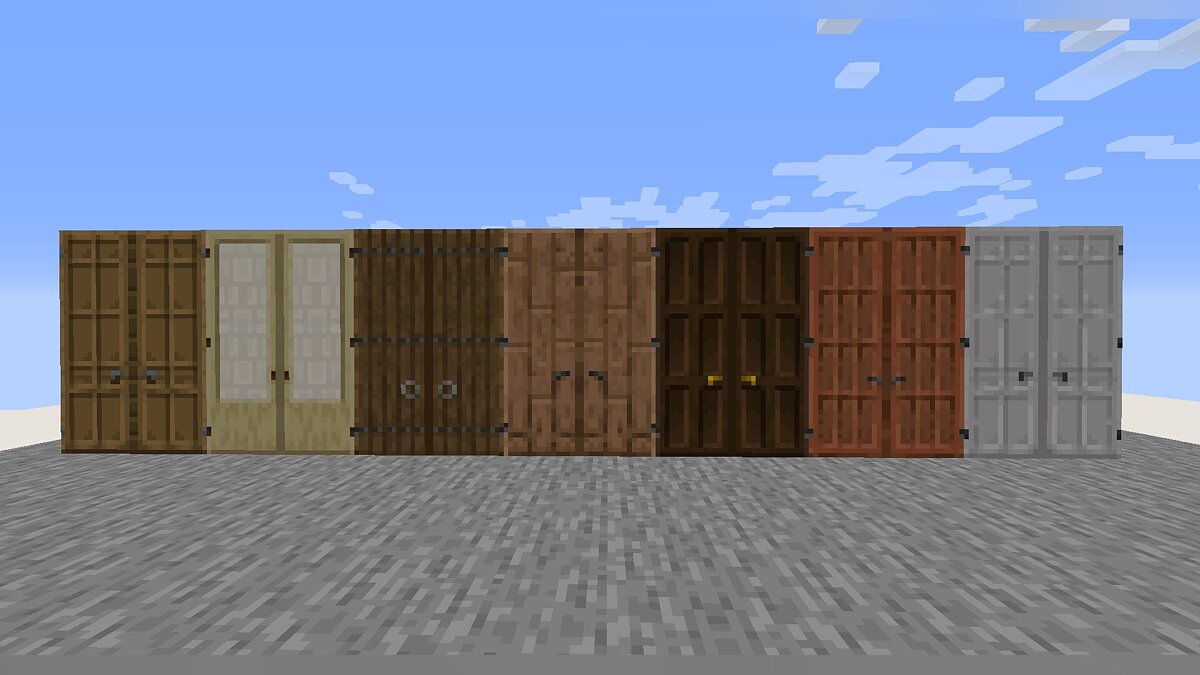 Minecraft — Высокие двери [1.15.2] [Forge]