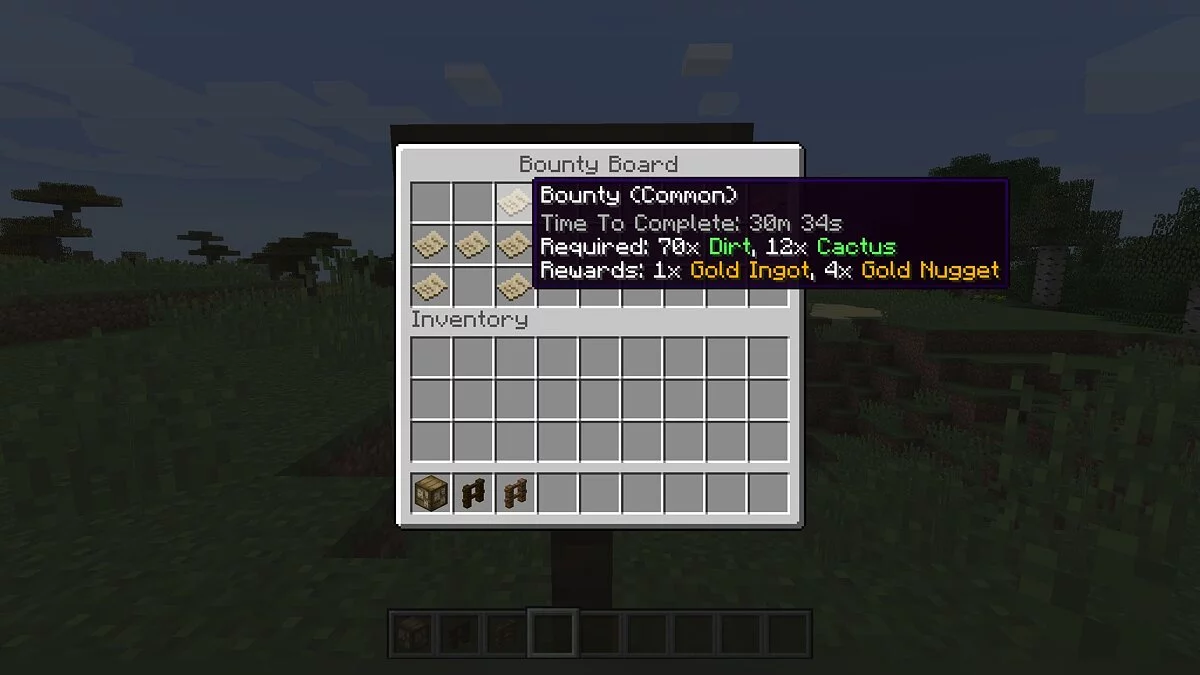 Minecraft — Выполнение заданий за вознаграждение