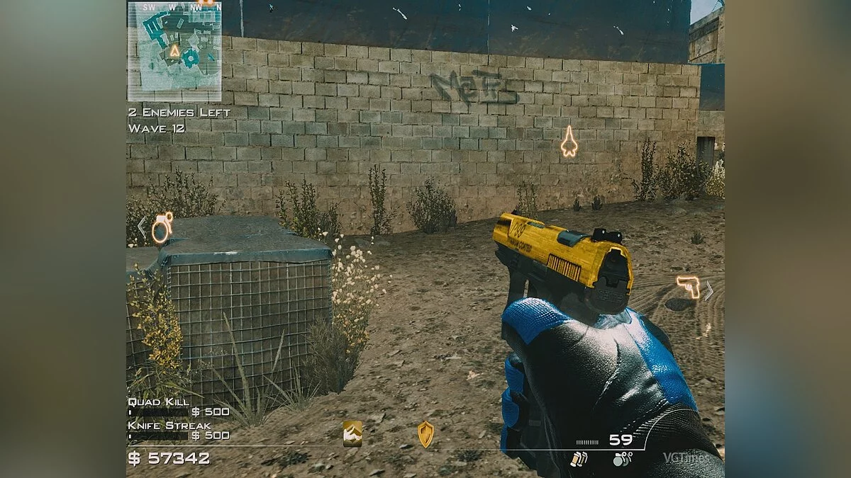 Call of Duty: Modern Warfare 3 (2011) — Walther P99 QPQ Gold Slide