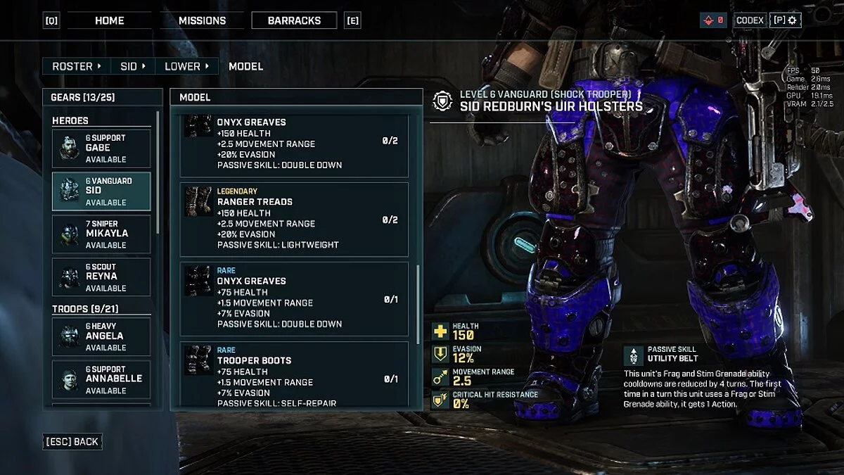 Gears Tactics — Улучшение всей брони