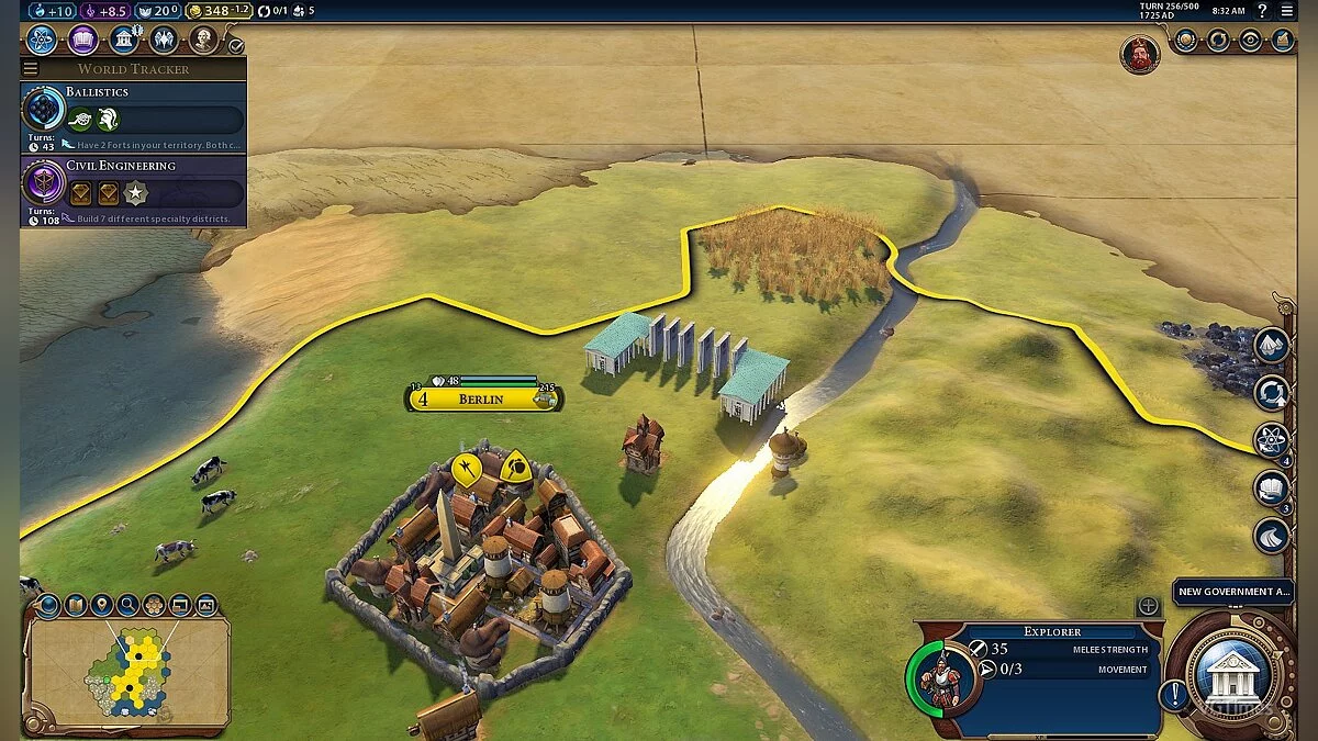 Sid Meier&#039;s Civilization 6 — Бранденбургские ворота (World Wonder)