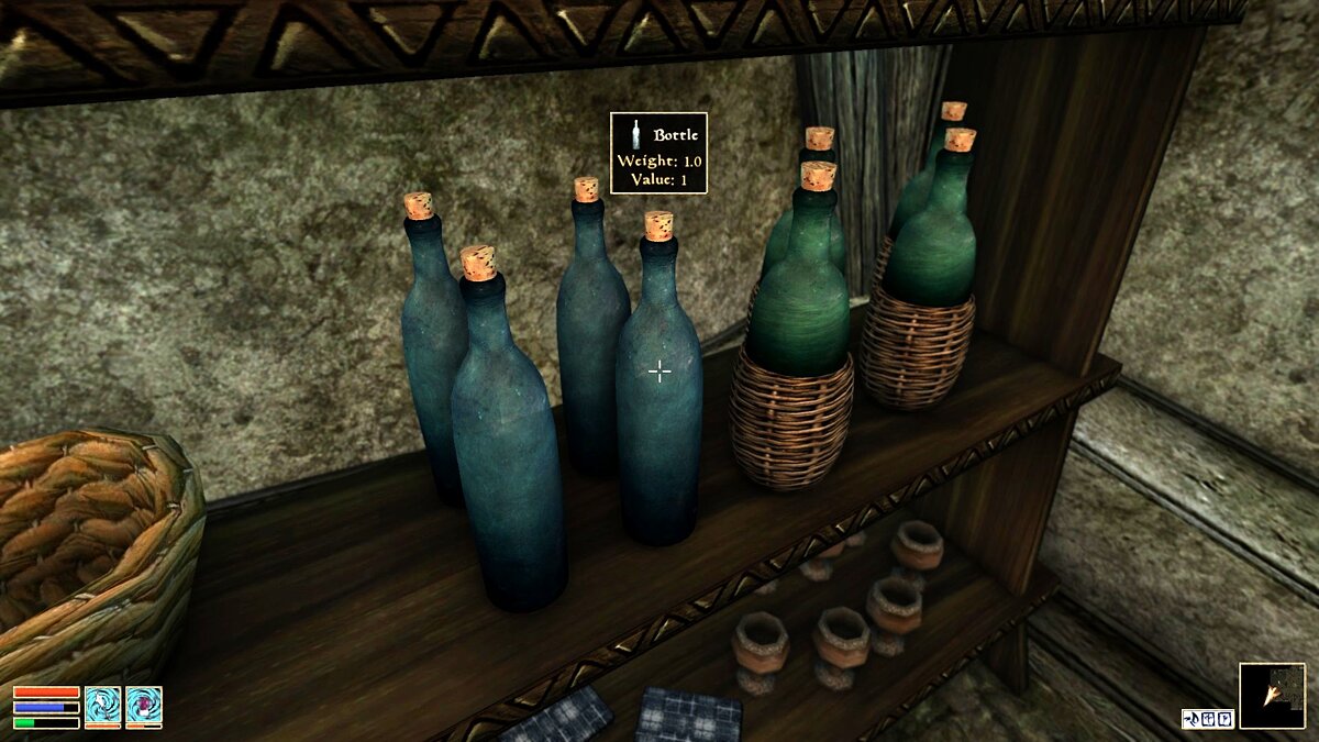 Elder Scrolls 3: Morrowind — Прозрачные бутылки
