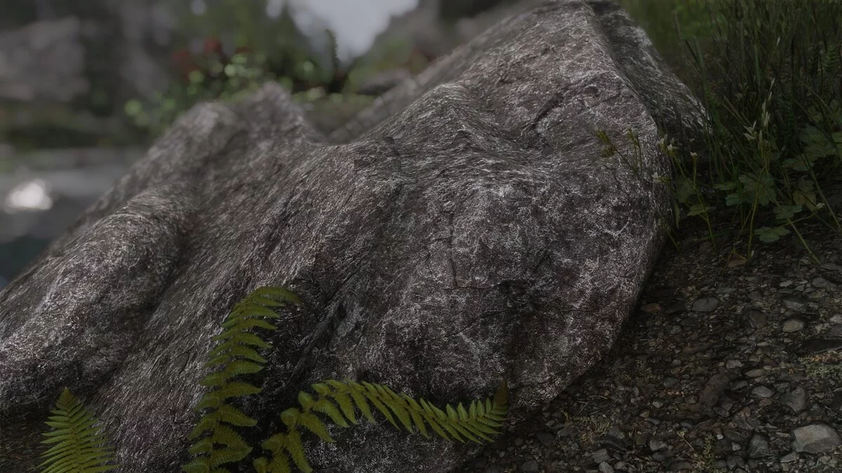 Elder Scrolls 5: Skyrim Special Edition — Настоящие горы и скалы