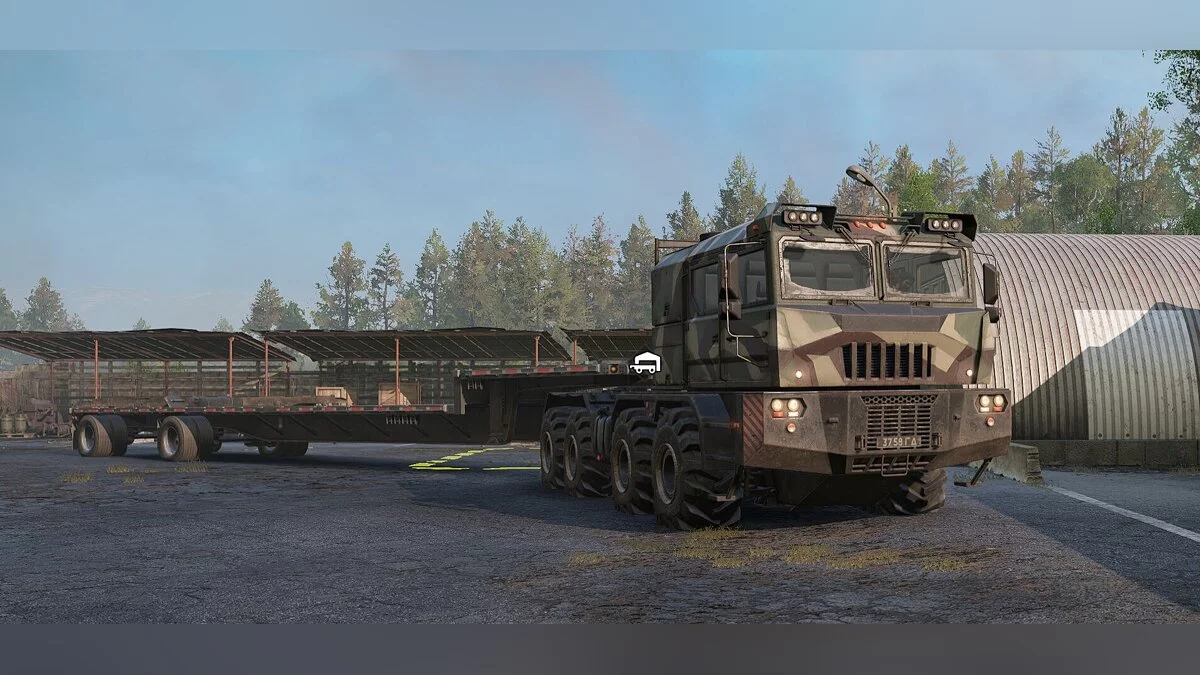 SnowRunner — KOLOB 74760 Attachments & Low Saddle Trailers