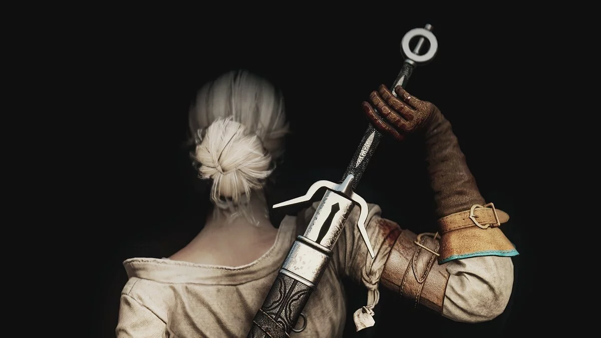 The Witcher 3: Wild Hunt - Complete Edition — Новый дизайн меча Цири